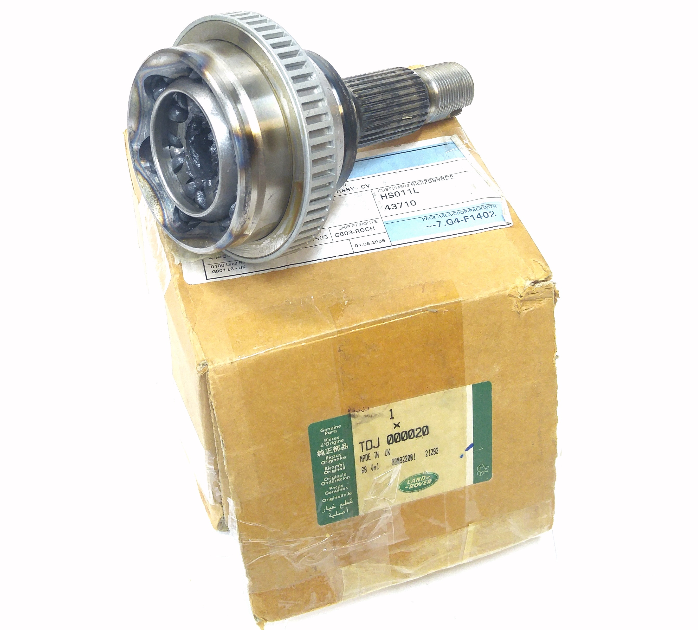ШРУС задний наружний FREEL 01-01 (TDJ000020||LAND ROVER)